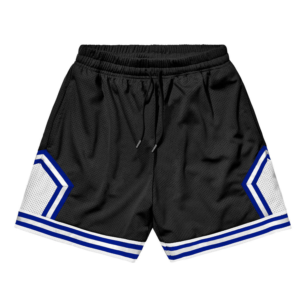 Mesh Basketball Shorts - Black / Blue