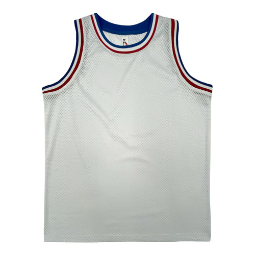 Basketball Jersey - White / Red / Blue