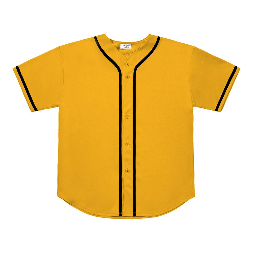 Baseball Jersey - Yellow / Black