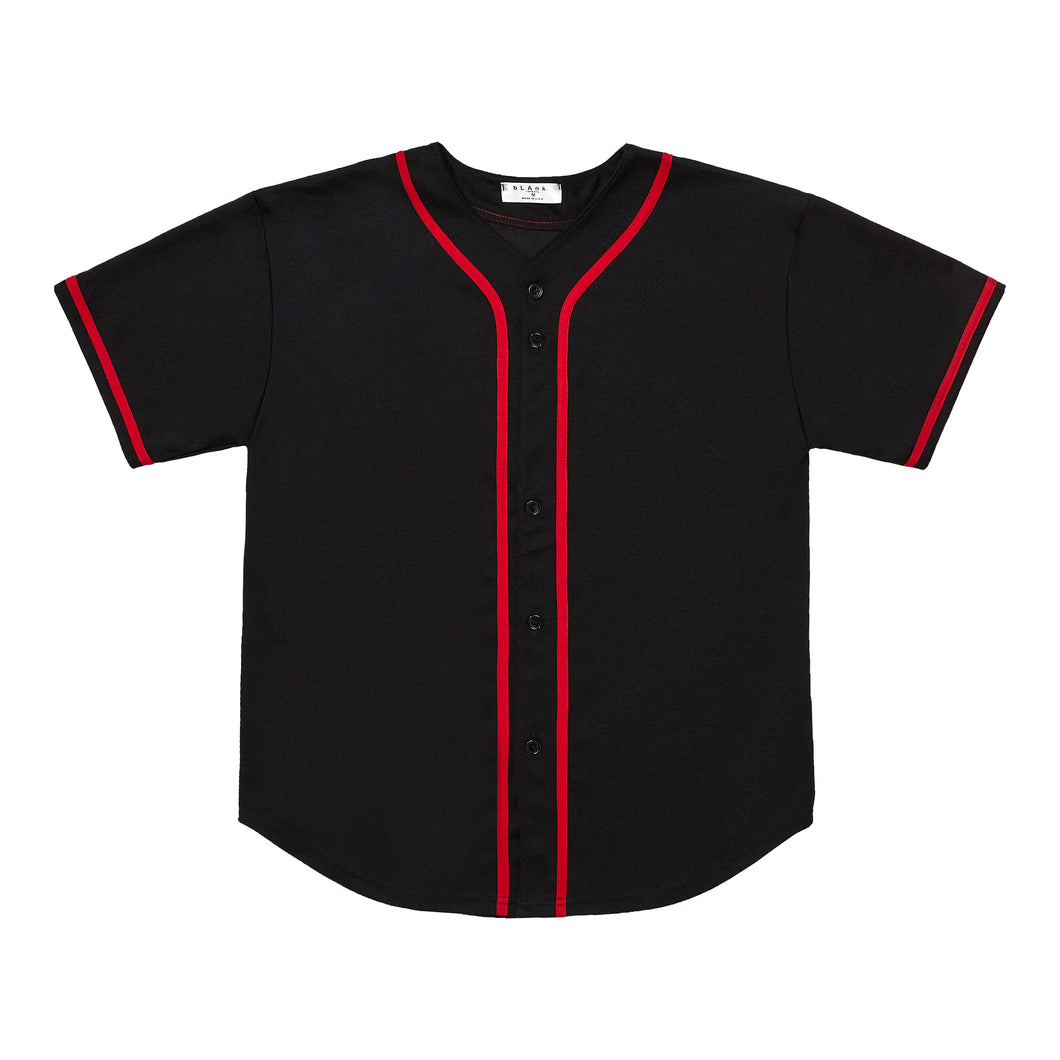 Baseball Jersey - Black / Red