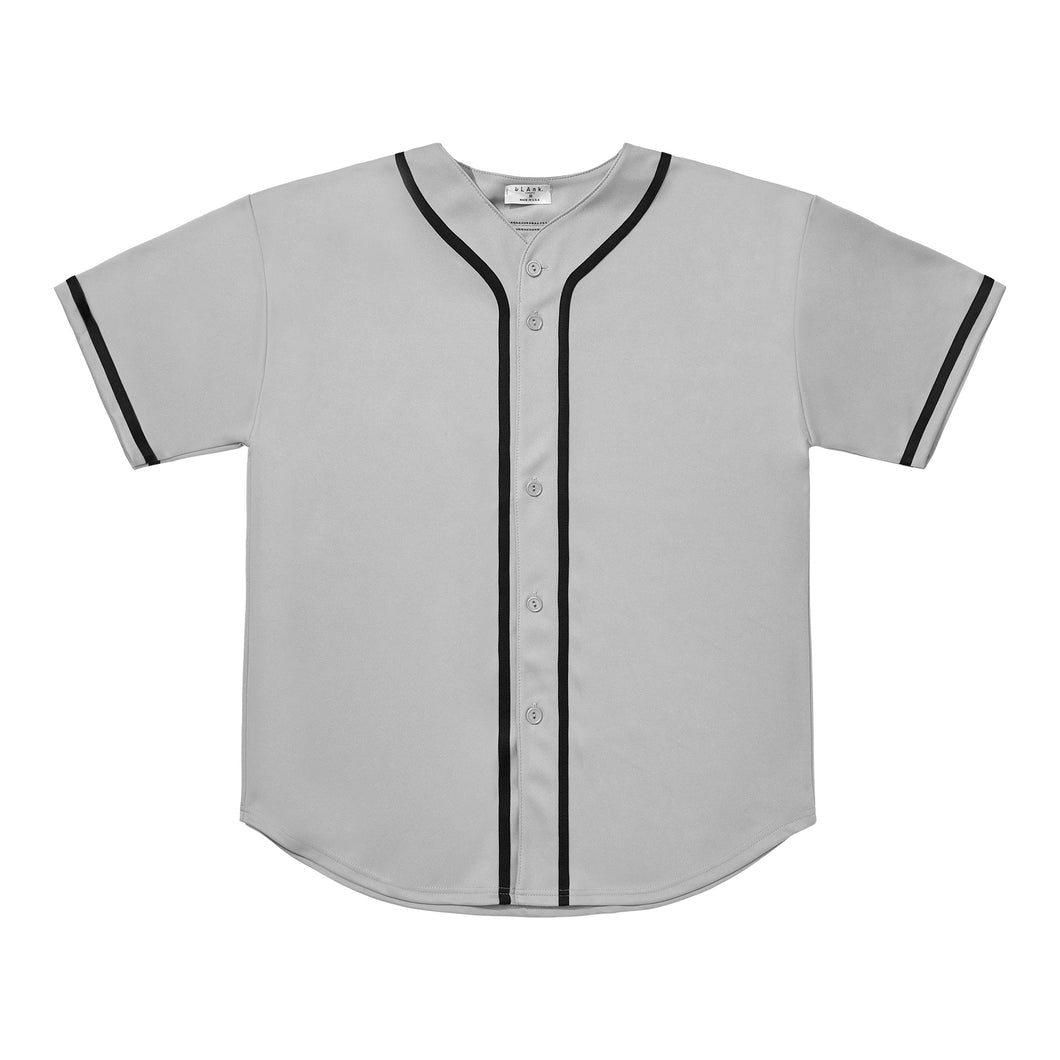 Baseball Jersey - Grey / Black