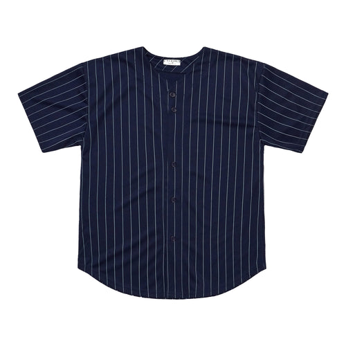 Baseball Jersey - Navy / White Stripes